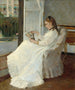 La hermana artista en la ventana - Berthe Morisot — vista de la obra