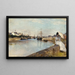 El puerto de Lorient - Berthe Morisot — cuadro enmarcado en la pared