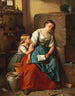 La carta - Berthold Woltze — vista de la obra