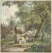 de ganado en un huerto - Pieter Gerardus van Os — vista de la obra