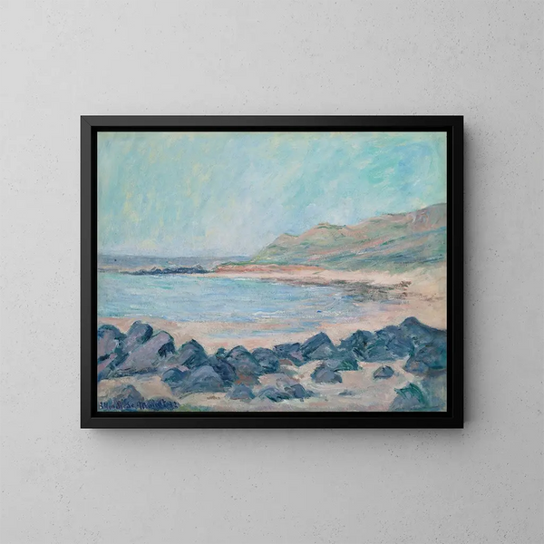 Bord de mer - Blanche Hoschedé-Monet — cuadro enmarcado en la pared