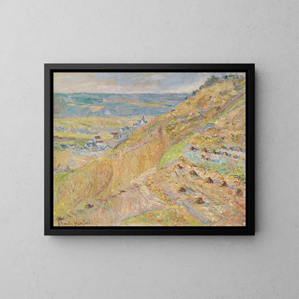 La Côte à Giverny - Blanche Hoschedé-Monet — cuadro enmarcado en la pared