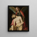 Angel Pietà - Boccaccino — framed artwork on a wall