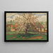 Landscape with flowering trees - Bohumil Hanek — framed artwork on a wall