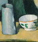 Bol y jarra de leche - Paul Cézanne — vista de la obra