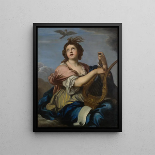 Bolognese School - Muse Playing Her Lyre.webp