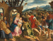 Adoración de los pastores - Bonifacio Veronese — vista de la obra