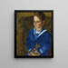 Boy in Sailor Suit - Boris Grigoriev — framed artwork on a wall