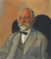 Retrato de un caballero - Boris Grigoriev — vista de la obra