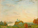 Sobre el río en otoño - Boris Kustodiev — vista de la obra