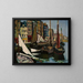 Port - Bronisław Abramovitsch — framed artwork on a wall