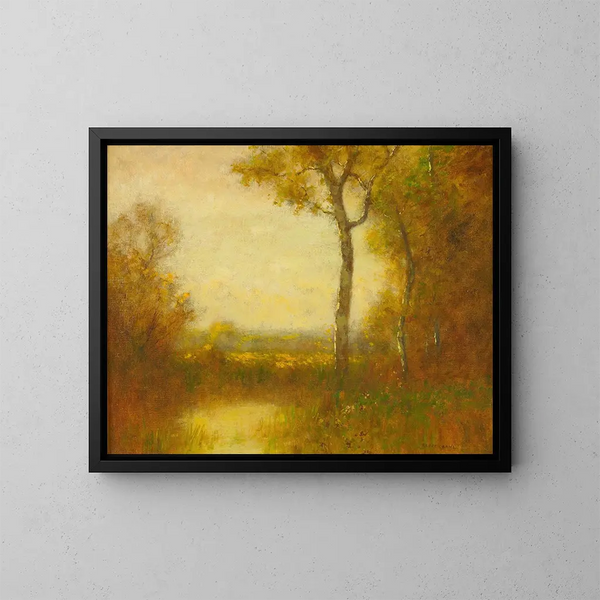 Otoño en el valle de Brandywine, Pensilvania - Bruce Crane — cuadro enmarcado en la pared