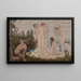 Los bañistas - Bryson Burroughs — cuadro enmarcado en la pared