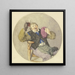 Bebedor de vino - Cornelis Dusart — cuadro enmarcado en la pared