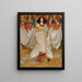 The Queen of Hearts - Byam Shaw — framed artwork on a wall