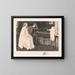 The bedspread - Byam Shaw — framed artwork on a wall
