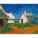 Reproducción del cuadro Cabañas blancas en Les Saintes-Maries - Vincent van Gogh