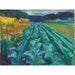 Reproducción del cuadro Cabbage Field - Edvard Munch