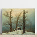 Reproducción del cuadro Montón de piedras bajo la nieve - Caspar David Friedrich