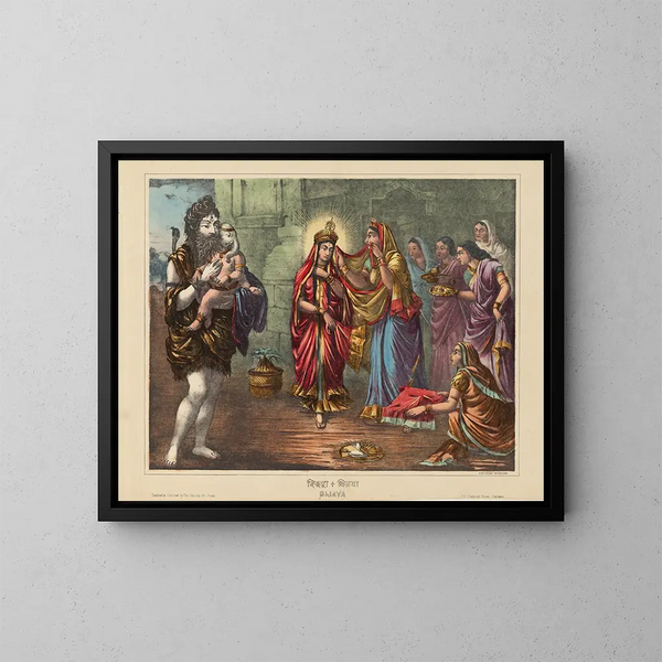 Victory Painting - Calcutta Art Studio — framed artwork on a wall
