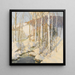Calma de invierno - Frederick John Mulhaupt — cuadro enmarcado en la pared