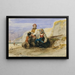 Les Enfants du Pêcheur - Camille Joseph Étienne Roqueplan — framed artwork on a wall