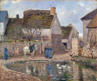 Camille Pissarro - A Pond in Ennery.webp