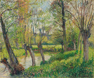 Camille Pissarro - Bords De Lepte  ragny Soleil Couchant.webp