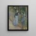 Conversation - Camille Pissarro — framed artwork on a wall