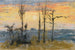 Sunset Painting - Camille Pissarro — artwork view