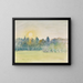 Eragny - Camille Pissarro — cuadro enmarcado en la pared