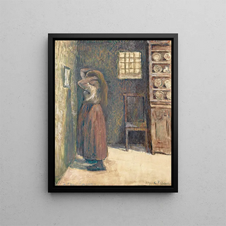 Camille Pissarro - Jeune Paysanne Se Coiffant.webp