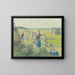 La Recolección de Heno - Camille Pissarro — cuadro enmarcado en la pared