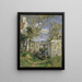 Landscape Painting from Pontoise - Camille Pissarro — framed artwork on a wall