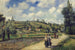 paisaje cerca de Pontoise, la ruta de Auvers - Camille Pissarro — vista de la obra
