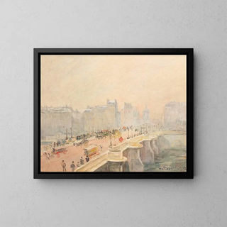 Camille Pissarro - Le PontNeuf effet de neige et brouillard.webp