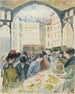 Les Halles centrales le marché aux légumes - Camille Pissarro — vista de la obra