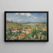 L'ermitage à Pontoise - Camille Pissarro — cuadro enmarcado en la pared
