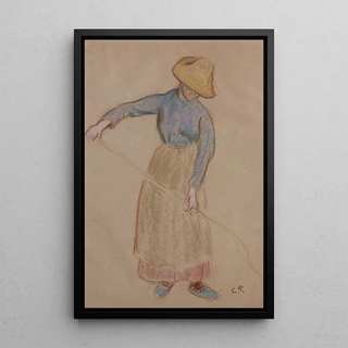 Camille Pissarro - Paysanne la fourche.webp