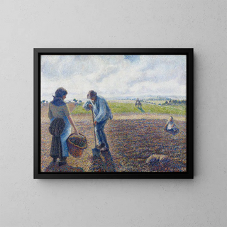 Camille Pissarro - Paysans dans les champs ragny Peasants in the Fields ragny.webp