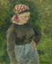 Peasant Painting - Camille Pissarro — artwork view