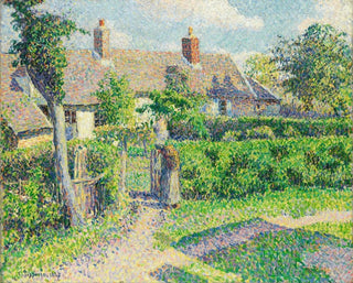 Camille Pissarro - Peasants houses Eragny.webp