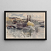 Pont Corneille en Rouen - Camille Pissarro — cuadro enmarcado en la pared