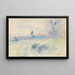 Pontoise - Camille Pissarro — cuadro enmarcado en la pared