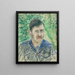 Portrait of Alfred Isaacson - Camille Pissarro — framed artwork on a wall