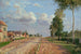 Camino de Versalles a Rocquencourt - Camille Pissarro — vista de la obra