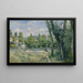 Light of the Sun on the Road, Pontoise - Camille Pissarro — framed artwork on a wall