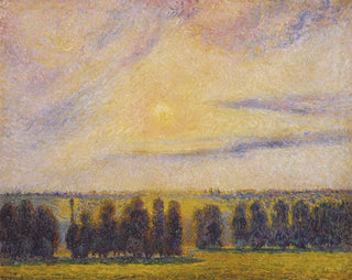 Camille Pissarro - Sunset at Eragny.webp