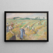 La cosecha - Camille Pissarro — cuadro enmarcado en la pared