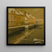 Canal en Brujas en invierno - Henri Le Sidaner — cuadro enmarcado en la pared